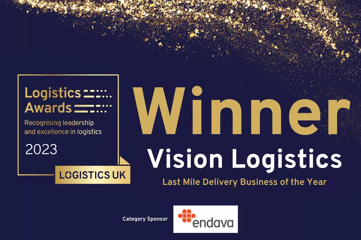 Vision Logistics Last Mile Delivery Business of the Year 23 Logistics UK Awards
